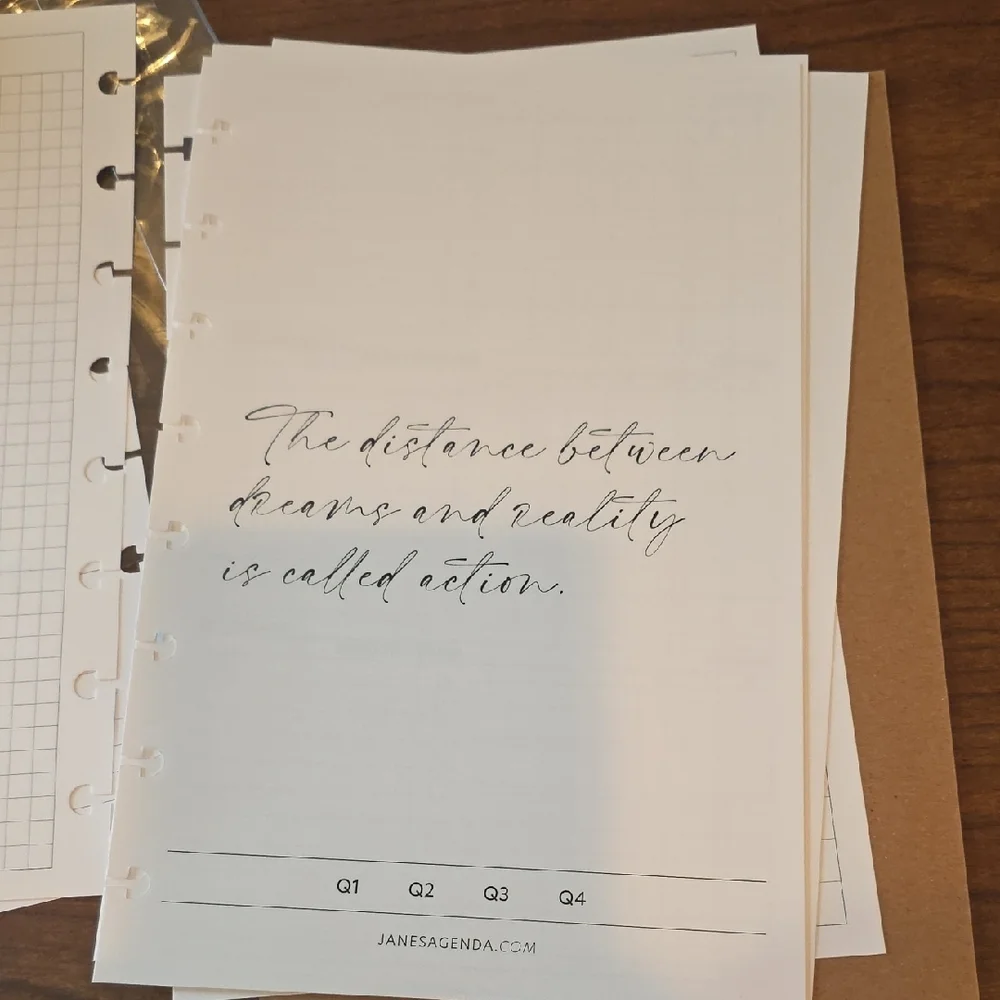 Inspirational Planner Insert